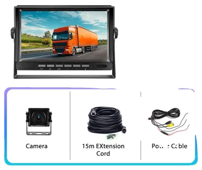 Produktbild von Auto-Monitor, Hochauflösende, Wasserdichte Kamera, 2-Wege-Monitor