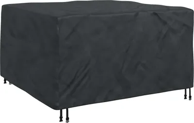 Zdjęcie produktu dla vidaXL Pokrowiec na meble, jednolity czarny, 150 x 150 x 75 cm, 420D