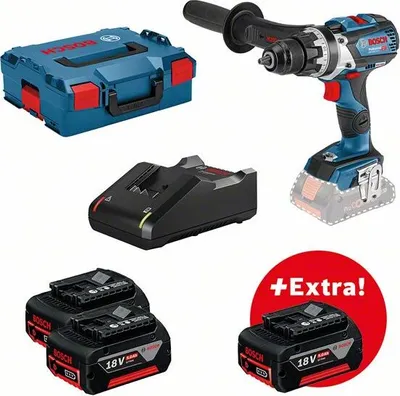 Produktbild von Bohrschrauber GSR 18V-110 C + 3 x 5.0Ah + Ladegerät Gal 18V-40 + L-Boxx BOSCH - 0615990L8F