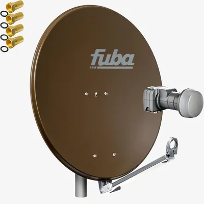 Produktbild von Fuba DAL 802 B Sat Satelliten Anlage Schüssel Twin LNB LMB DEK 217 2 Teilnehmer