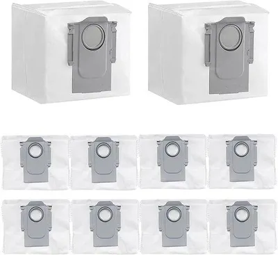 Image de Lot de 10 sacs en tissu pour aspirateurs Roborock S8+ / S8Pro Ultra / S7MaxV Ultra / S7Pro Ultra / Q7+ / Q7Max+ / Q8 Max+ / Q5+ / Q5 Pro+.