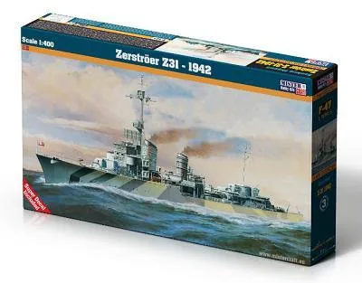 Produktbild von Mistercraft G-55 - 1:400 Zerstroer Z-31 1942 - Neu