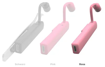 Produktbild von LED Wimpern Pinzette mit UV-Lampe Rosa Präzisionspinzette für Wimpernverlängerung mit integrierter LED Aushärtung