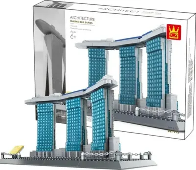 Produktbild von WANGE Marina Bay Sands Singapur – Architektur Bausatz, 881 Teile