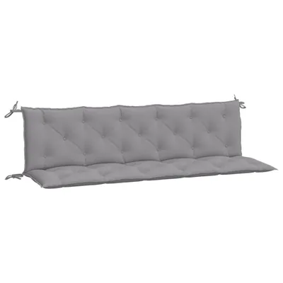Produktbild von vidaXL Gartenbank-Auflagen 2 Stk. Grau 180x50x7 cm Oxford-Gewebe