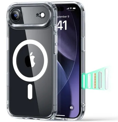 Produktbild von ESR - Classic Hybrid HaloLock Schutzhülle für iPhone 17 Air – transparent
