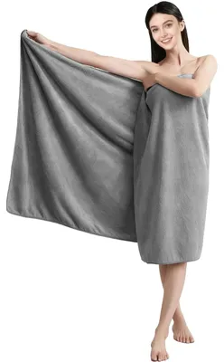 Image de Grande serviette de bain, 100 x 200 cm, 100% coton