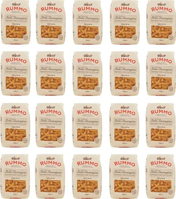 Produktbild von 20x Rummo Fusilli N°48 Pasta Lenta Lavorazione Teigwaren aus Hartweizengrieß Bronze-Zeichnung 500g