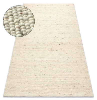 Image de Tapis NEPAL 2100 beige - laine, double face, naturel beige 60x100 cm