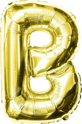 Produktbild von Oblique Unique Folien Luftballon Buchstabe B Geburtstag goldene Hochzeit Party Deko Ballon - gold