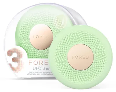 Produktbild von FOREO UFO 3 go Smartes LED-Hautpflegegerät – Für Gesichtsmasken unterwegs – Mit Wärme