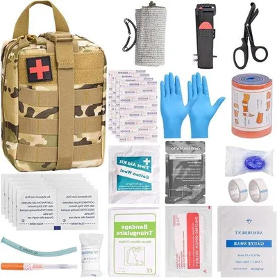 Produktbild von Notfalls-Kit für Camping und Abenteuer - 48 Teile für Notfall-Situationen