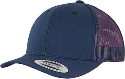 Produktbild von FLEXFIT 6606 | Retro Trucker Cap / Kappe / Mütze / Hut - Farbe: Navy - Größe: Kids