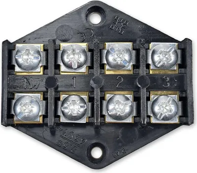Produktbild von Anschlussblock | 4-Wege | geschraubt | bis 2,5mm²