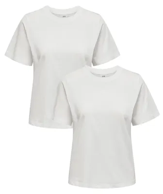 Produktbild von JDY Basic T-Shirt 2-er Set VMPAULA Größe: XL