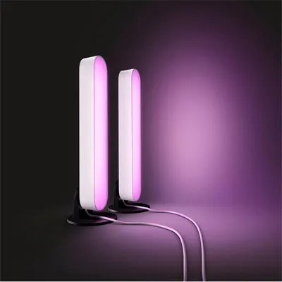 Produktbild von Philips Hue Play Lightbar Doppelpack LED weiß
