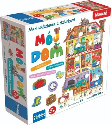 Produktbild von Mein Haus Maxi Puzzles mit Löchern