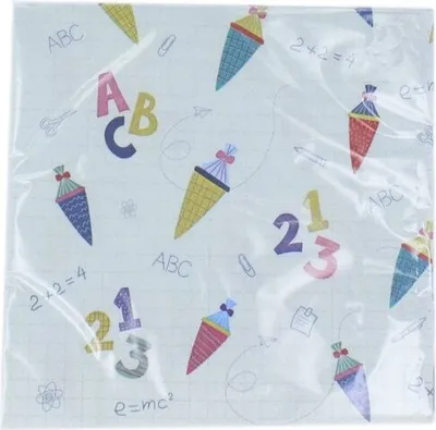Produktbild von 20 Servietten - Schulanfang - ca. 33 x 33 cm