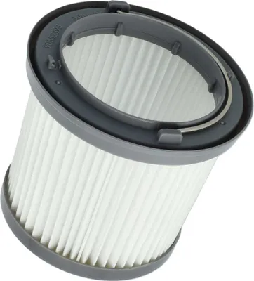 Produktbild von vhbw Faltenfilter kompatibel mit Black & Decker Dustbuster Pivot PD1020, PD1420, PD1020L, PD1420LP Staubsauger - Patronenfilter Grau Weiß Abwaschbar