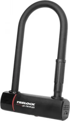 Produktbild von Trelock Bügelschloss mit Halter ZB 401 U5 Mini Flex schwarz 83-178 mm D 15 mm...