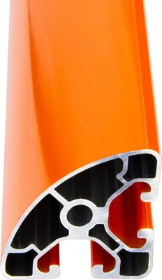 Produktbild von SCHMIDT systemprofile 2000mm Aluminium Profil 40x40mm Nut 8 Eckprofil Orange