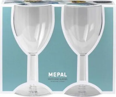 Obrázek produktu pro Rosti Mepal 106076053100, Sklenice na bílé víno, Standardní sklenice, Styren-akrylonitril (SAN), Průhledná, Čisté, Nizozemí