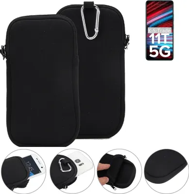 Produktbild von K-S-Trade Neopren-Hülle Handyhülle kompatibel mit Xiaomi Redmi Note 11T 5G Schutzhülle Neoprenhülle Sleeve Schutz-Hülle Gürtel Tasche Case