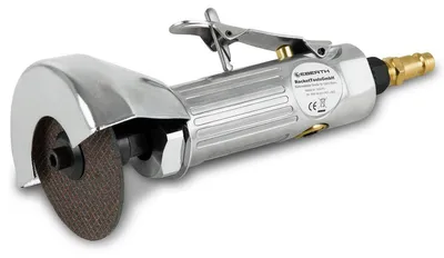 Produktbild von Druckluft-Winkelschleifer Druckluftschleifer Druckluft-Trennschleifer - 1/4 Zoll - 20.000 U/min - Trennscheibe 75 mm - Für Stahl Edelstahl und Aluminium
