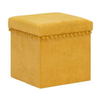 Produktbild von Eazy Living Pouf + Aufbewahrungsbox Mana Gelb