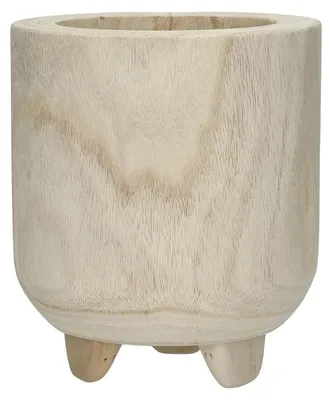 Imagen del producto de Macetas Pomax Tomentosa, diseño natural, diámetro 17 cm, altura 19 cm