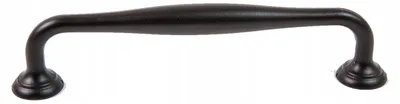 Produktbild von YVS Möbelgriff 128 mm Schwarz Matt Aluminium