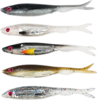Produktbild von Gummifisch Set Zander Gummiköder 8 cm