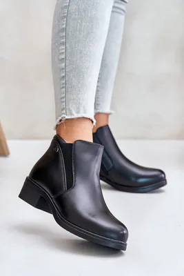 Produktbild von Stiefeletten Mit Niedrigem Schaft Gefüttert Mit Fell Vinceza 85150 Schwarz 36