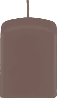 Produktbild von Quader Kerzen, Quadratische Kerzen Mocca 200 x Ø 60/60 mm, 4 Stück