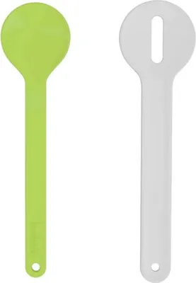 Obrázok produktu pre Sprava 2 altovch prborov Trebonn 1524141, 27,5 cm, melamn, biela/zelen