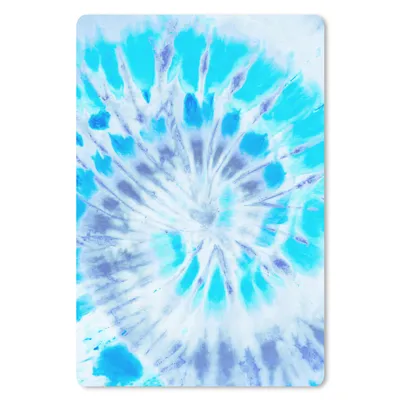 Produktbild von MuchoWow® Mauspad Mousepad Krawattenfärbung - Farbe - Blau 40x60 cm - Mousepads - Maus Mat - Pad - Mausunterlage - Schreibtisch Accesoire