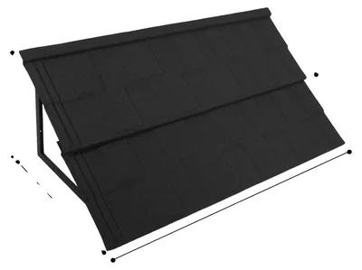Productafbeelding van Robuust frame, weerbestendig, zwart