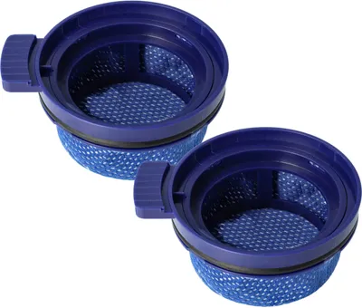 Produktbild von vhbw 2x Staubsaugerfilter kompatibel mit Samsung VS20C85G2TW/WD, VS20C85G2TN/WD, VS20C85F2TB/WD, VS20C8534TB/GE Staubsauger - Abluftfilter Blau