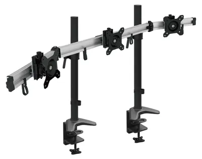 Productafbeelding van Tafelstandaard voor drie monitoren van 15 tot 34 inch met VESA 75/100