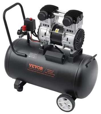 Produktbild von VEVOR 35L 1,8KW Luftkompressor, 0,145 m³/min FAD @ 6,21 bar Ölfreier Luftkompressortank & 8 Bar Maximaldruck für Autoreparatur, Reifeninflation, Sprühmalerei, Holzverarbeitung, 1450W-a, 60 L