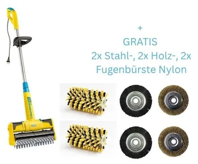Produktbild von GLORIA MultiBrush 230V XL + GRATIS 2x Fugen-, 2x Holz-, 2x Fugenbürste Nylon - 000298.0200_A