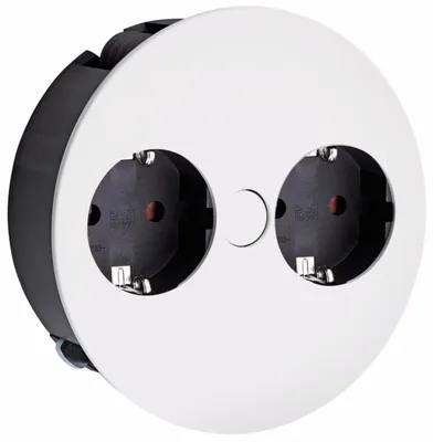 Immagine prodotto di BachmannTwist presa doppia con prese Schuko, bianco opaco 7053076