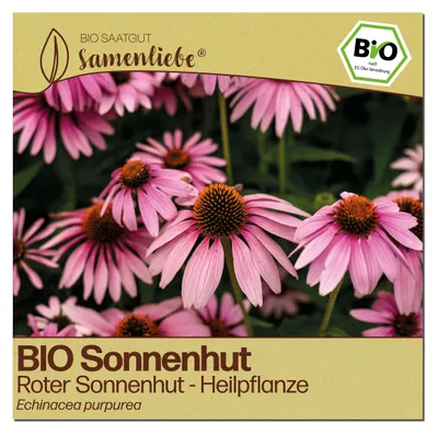 Produktbild von Samenliebe  Sonnenhut Samen | Roter Sonnenhut - winterhart & mehrjährig - samenfestes  Saatgut
