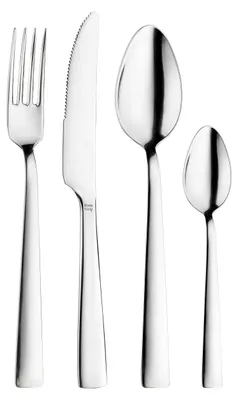 Besteckset Gourmet, 24-teilig, Edelstahl, spülmaschinengeeignet