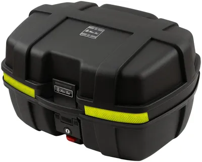 Produktbild von Motorradkoffer Top Case 50L Rollerkoffer Helmkoffer Schwarz Matt mit Schloss