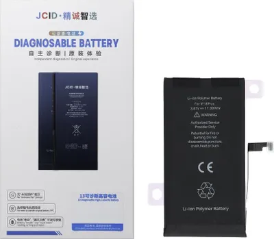 Produktbild von JCID Diagnosable () Akku passend für iPhone 15 Plus 4650 mAh (hohe Kapazität)