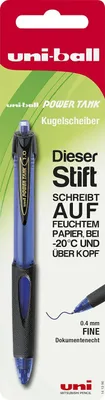 Produktbild von uni-ball Kugelschreiber Powertank, Blau, 1,0 mm