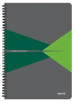 Zdjęcie produktu dla Leitz 44951055, Monochromatyczny, Zielony, Szary, A4, 90 ark., 80 g/m², Papier w kratkę