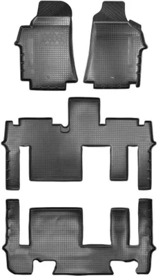 Produktbild von 3D Gummi Fussmatten für HYUNDAI H1 | ab BJ 2018> | passgenau + Rand