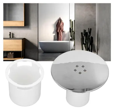 Produktbild von Haarstopper für Duschabfluss, Abdeckung aus Kunststoff für Badezimmer und Badewanne